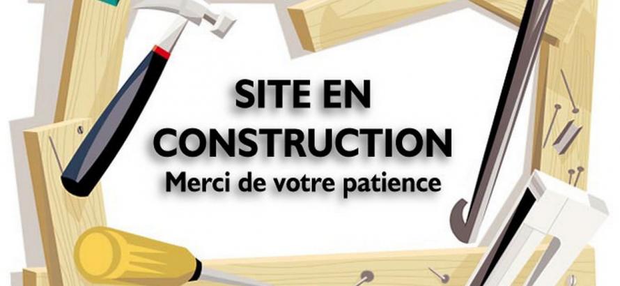 Image montrant un site web en construction